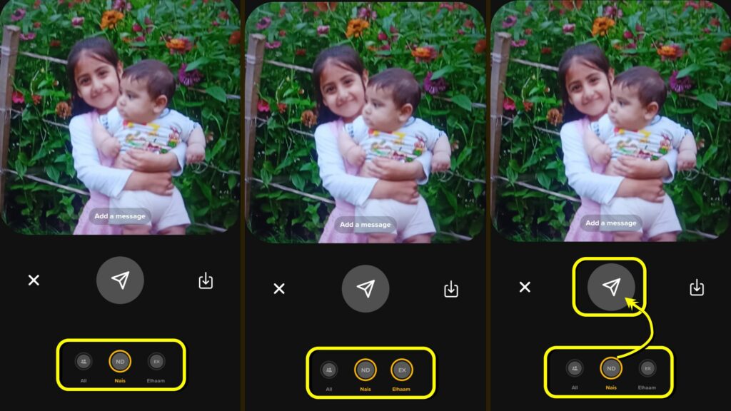 How to Send Pictures to Only One Person on Locket Widget App?