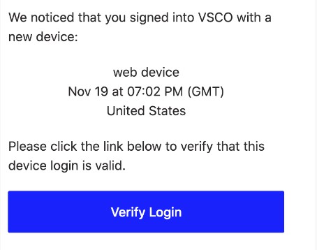 How To Verify VSCO Account?