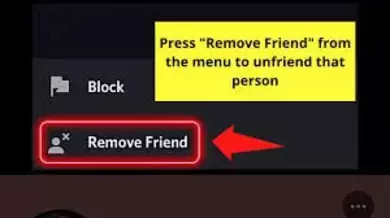 How to remove a friend in Gas app