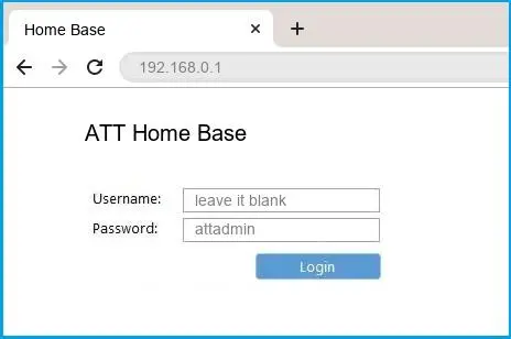 AT&T Router Login
