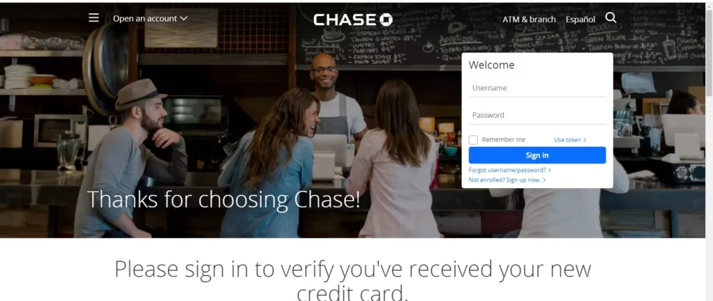 Activate Chase Sapphire Card