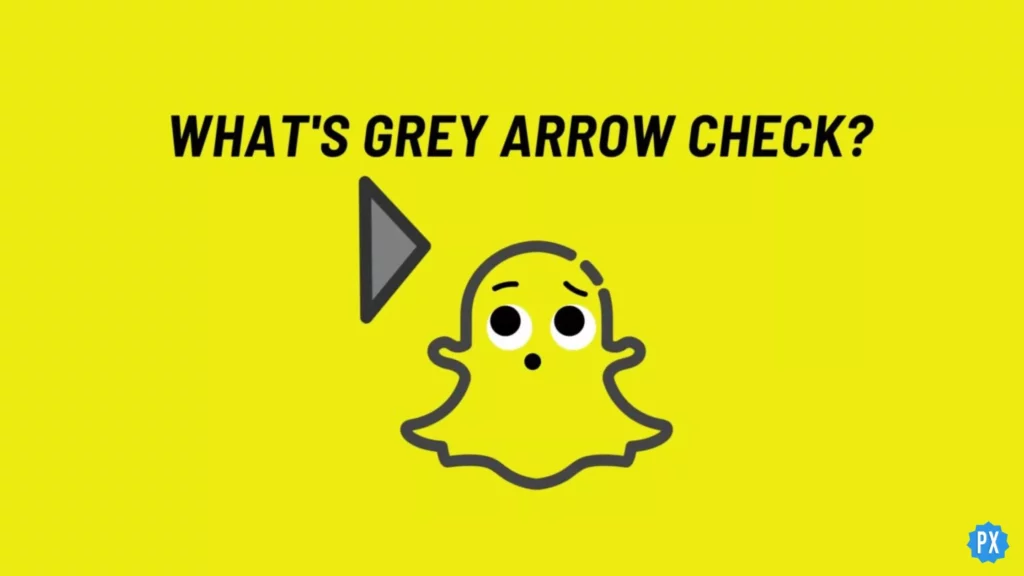What Does Grey Arrow Check Mean on Snapchat
