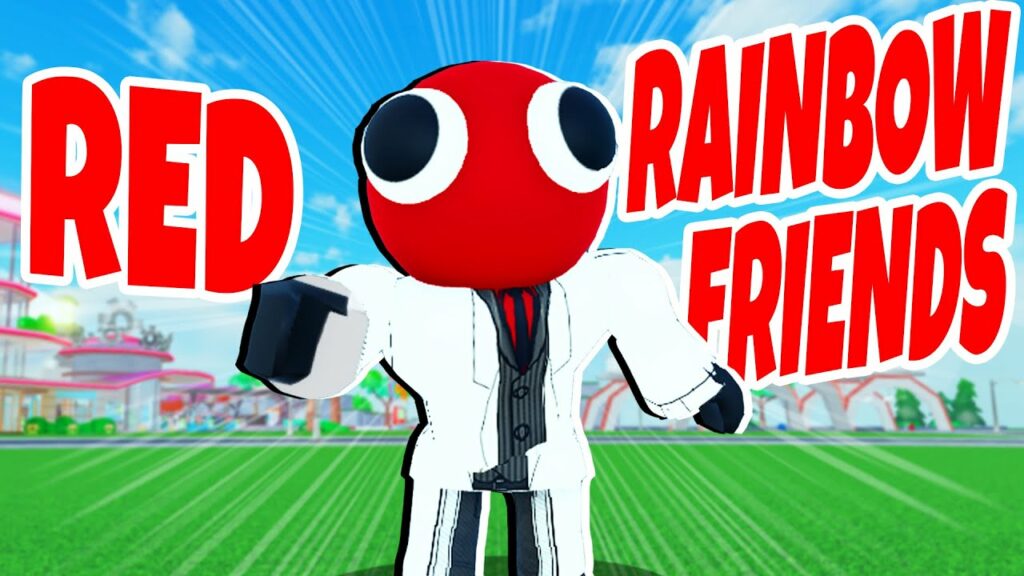 Make Red Rainbow Friends Costume In Roblox