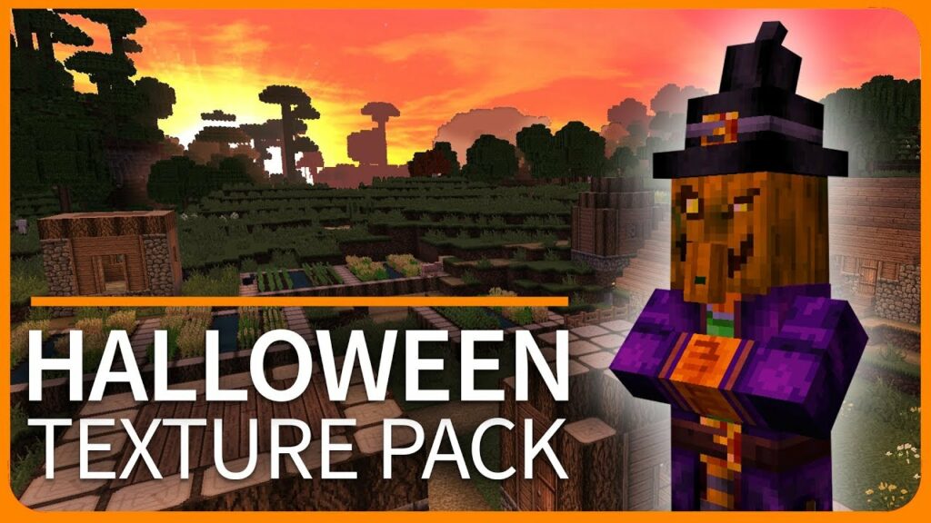 Minecraft Halloween texture pack