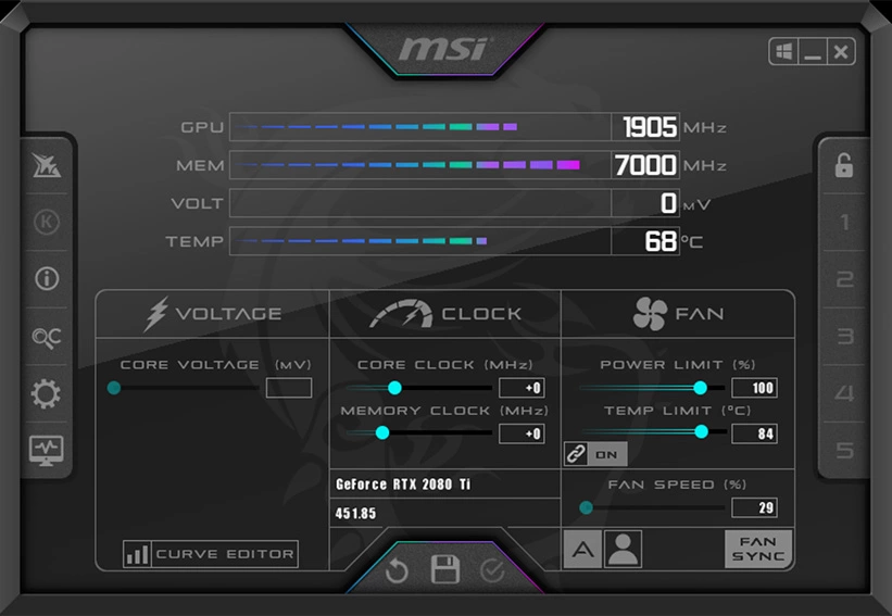 MSI Afterburner ; PC stress test tools. Click here to visit PC stress tools. Solve your PC problems with these tools.
