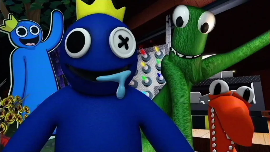 Make Blue Rainbow Friends Costumes In Roblox