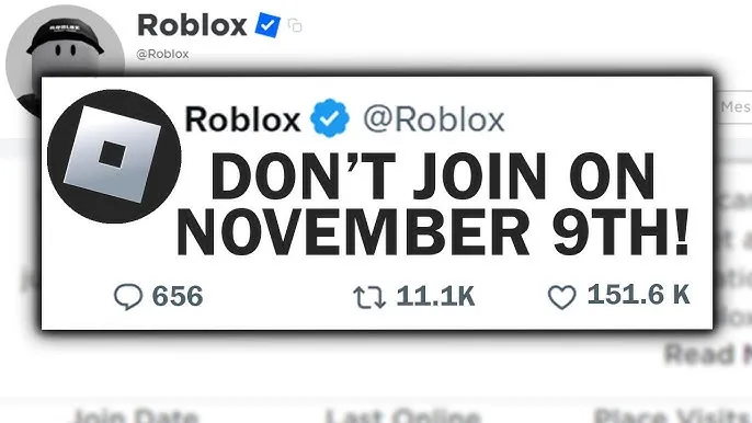 Is Roblox Getting Hacked On November 9 & Getting Deleted | True Or Fake?
