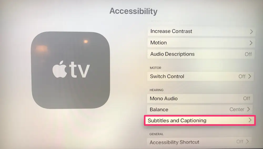 How to Turn Off Netflix Audio Description on Apple TV?