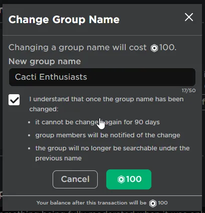 How To Change Group Name In Roblox | Without Paying 100 Robux