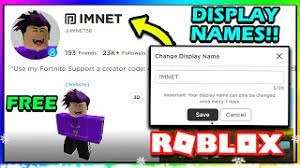 How To Get A Nickname In Roblox