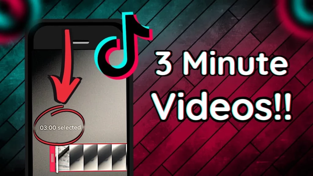 how to get 3 minute videos on tiktok