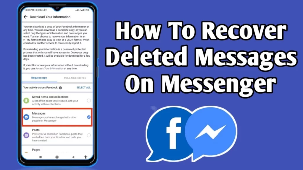 How To Recover Deleted Messages On Messenger