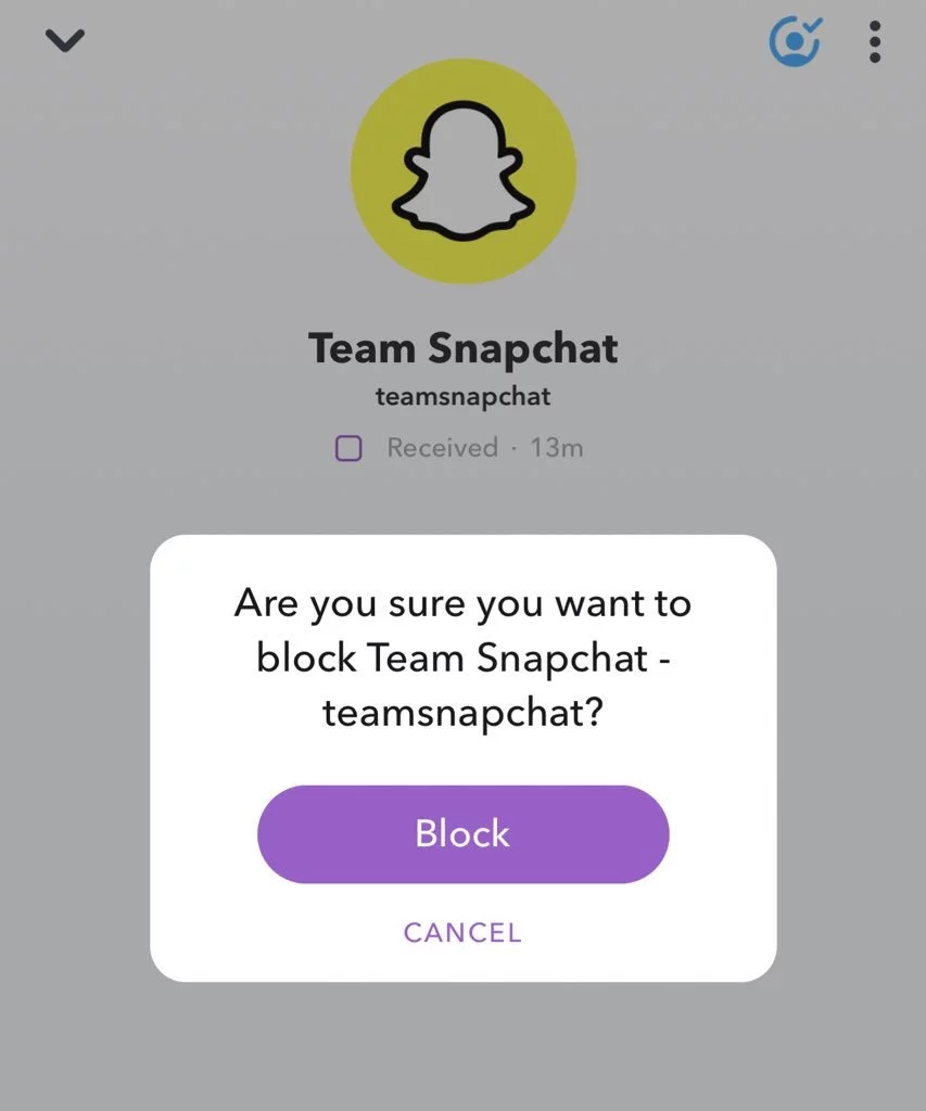 How to Block Team Snapchat