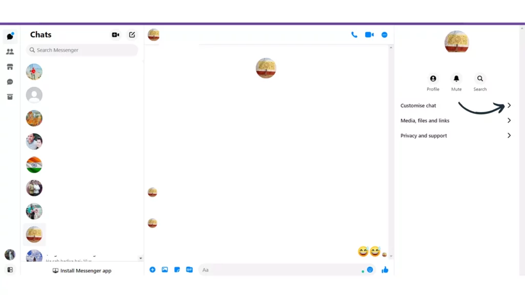 Steps: How to Change the Chat Theme in Facebook Messenger On a Desktop?