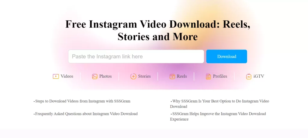 Download Videos Reels and Status from Instagram with Quality and Security