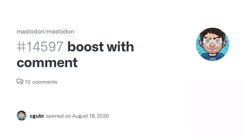 What is boosts on Mastodon?