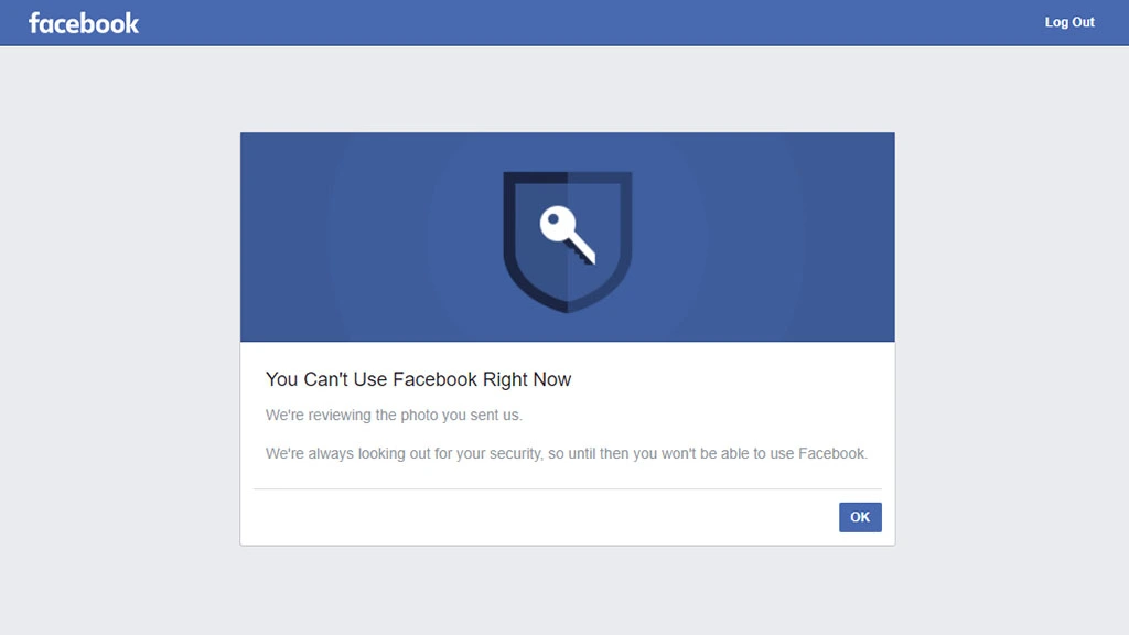 How to fix a Facebook account temporarily locked