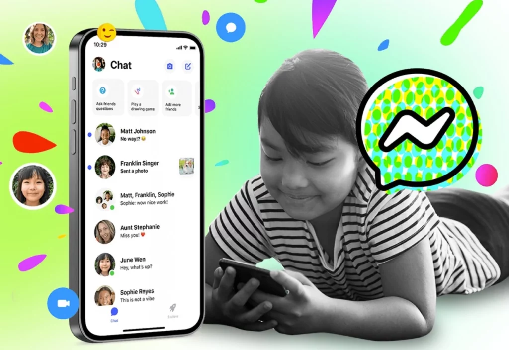 how to add adults to kid messenger