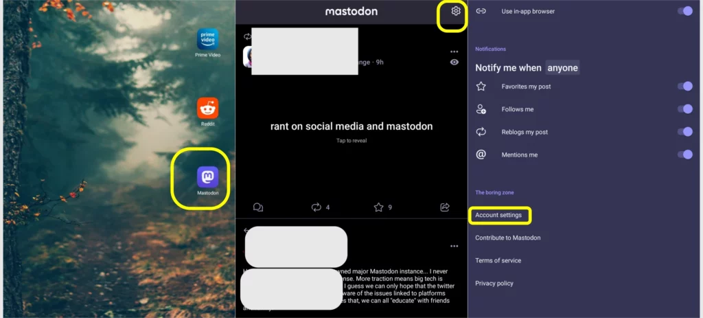 Steps 1 to 3 : How to Enable Two Factor Authentication on Mastodon