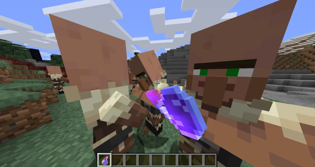 Cure The Zombie Villagers In Minecraft