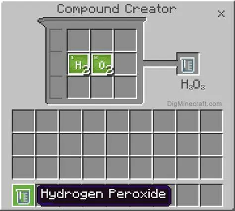 How To Make Hydrogen Peroxide In Minecraft