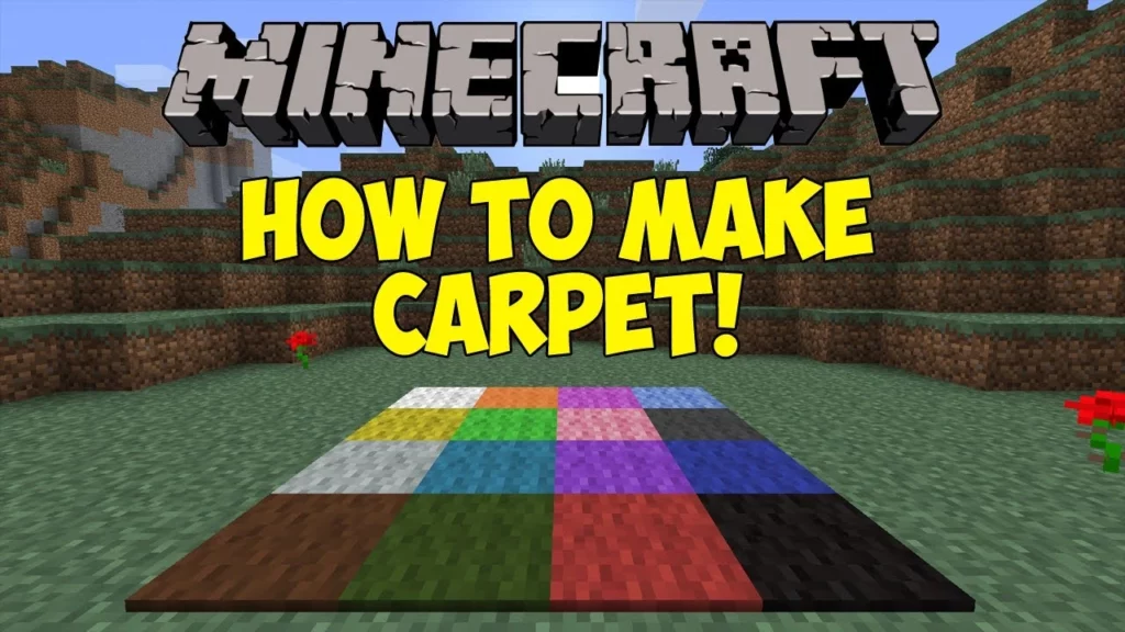 How To Make Carpets In Minecraft | Two Different Methods To Make Carpets In Minecraft