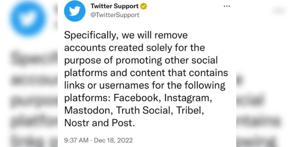 What is ghost ban on TwitterTwitter Bans Linking to Facebook, Instagram, And Other Rival Platforms