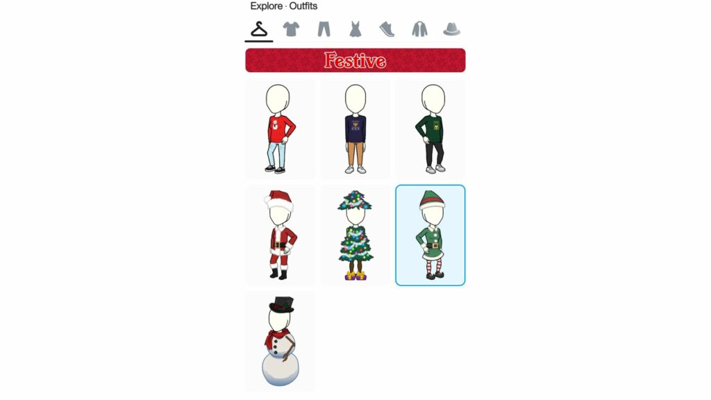 When do The Christmas Bitmoji Outfits Come Out?