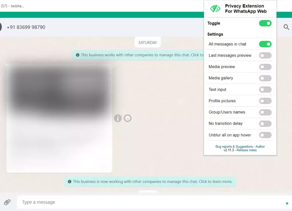 WhatsApp privacy ; How to Hide Chats in WhatsApp Web Using Chrome Extension?
