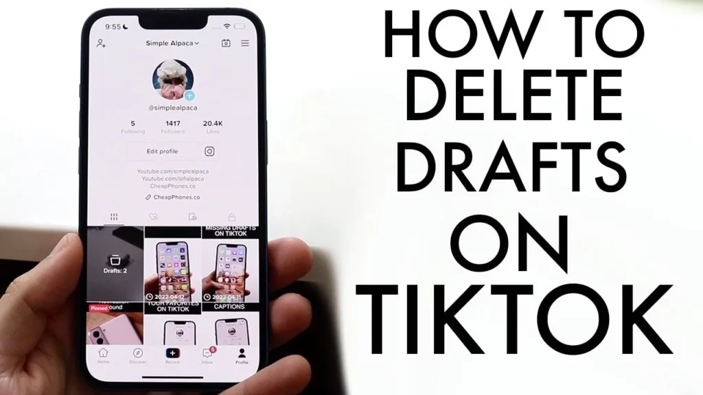 How To Delete Drafts On TikTok?
