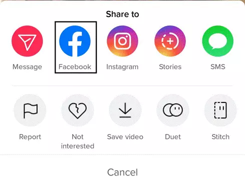How To Share A TikTok Video To Facebook?