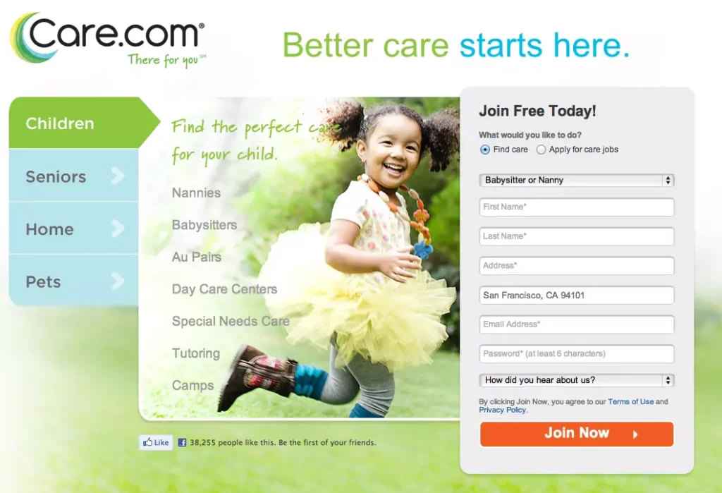 Is care.com Free?
