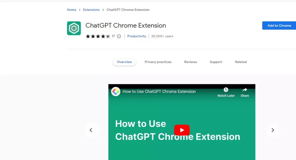 Chatbot Chrome Extension