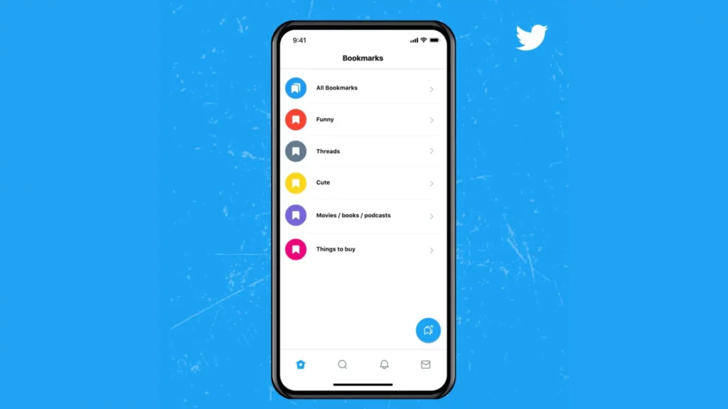 How to Create Bookmark Folder in Twitter Blue?