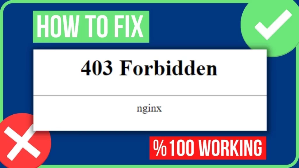 How To Fix Spotify 403 Forbidden Nginx Error?