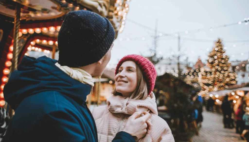 christmas instagram captions for couples