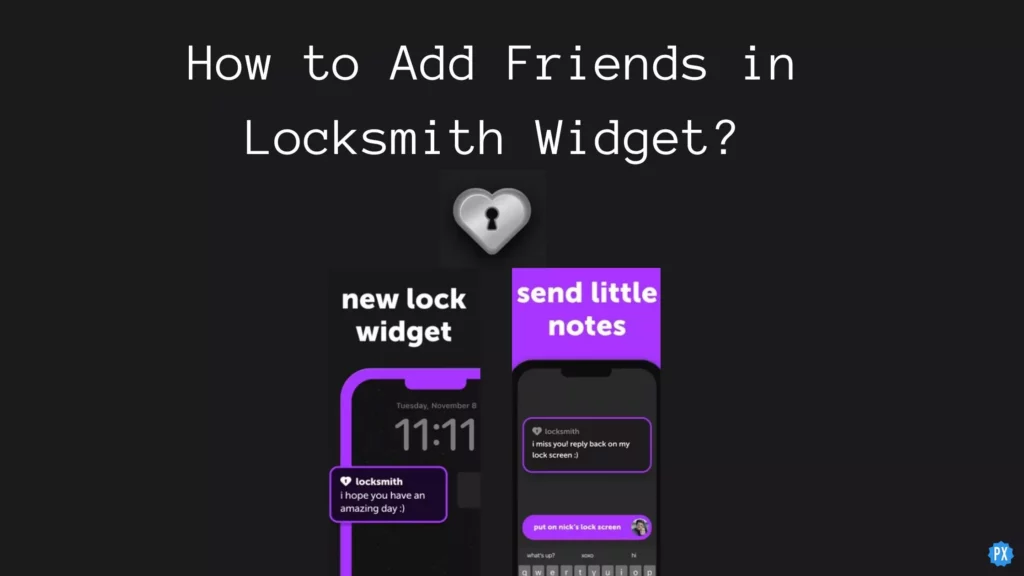 How to add friends in locksmith widget