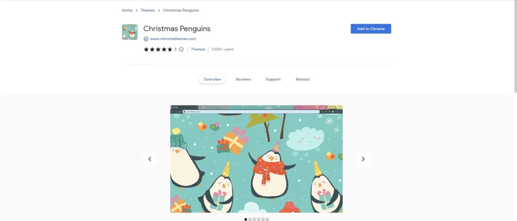 Google Christmas Themes