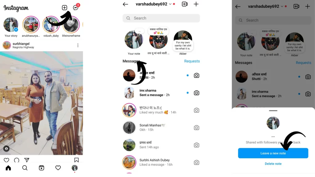 Steps: How to Delete a Note on Instagram?