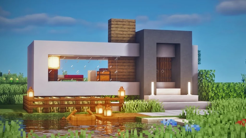 How To Make A Small Modern House In Minecraft Magmamusen | Location & Materials Required