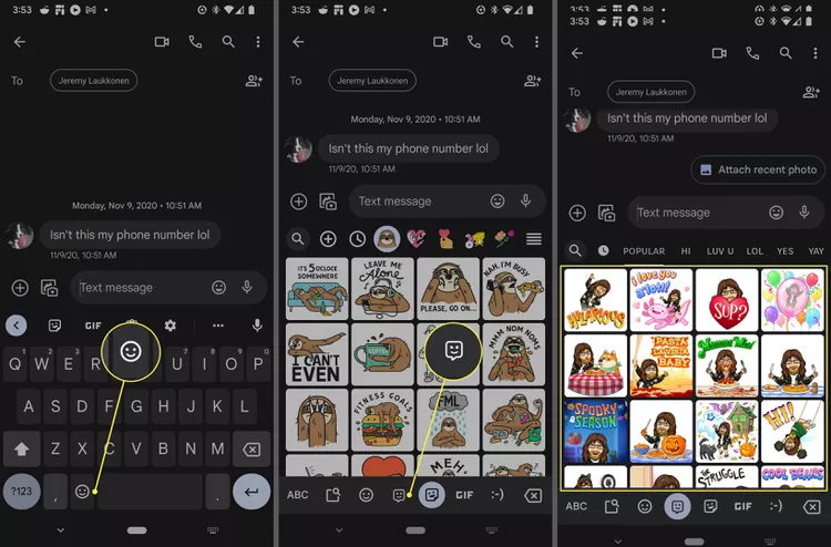 How to Use Bitmoji in Text on Android?