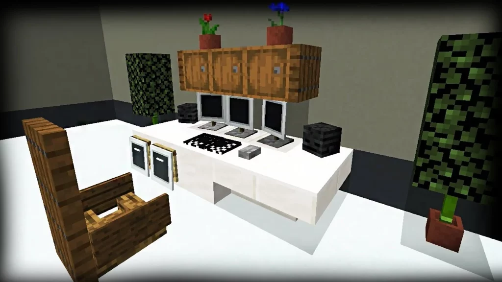How To Make A Gaming Setup In Minecraft