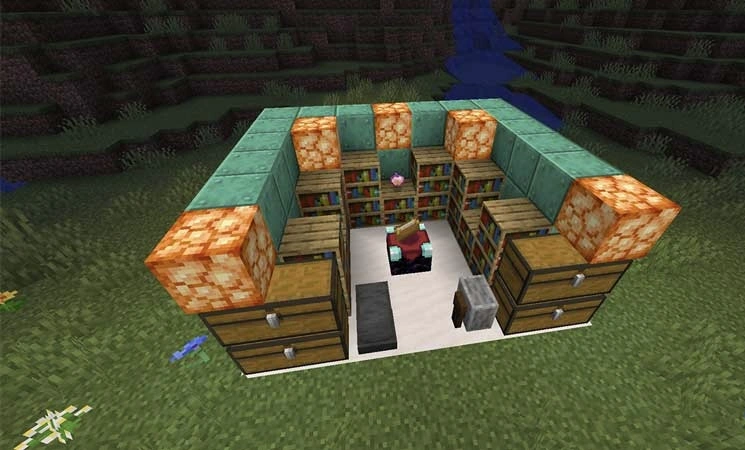 Minecraft Enchanting Table Setup