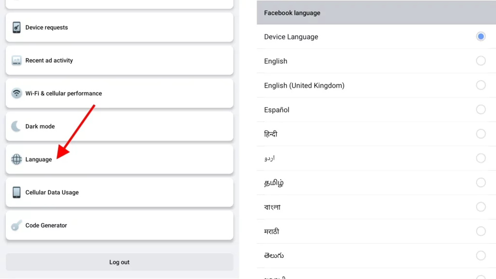 How to Change Language on Facebook When You Can't Read the Language that It's In?