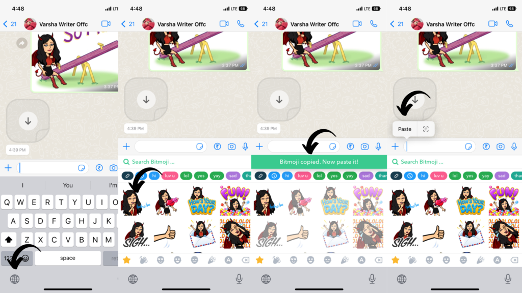 How to Use Bitmoji in Text on iPhone?