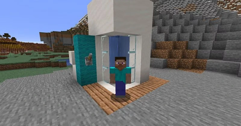 How To Make A Shower In Minecraft
