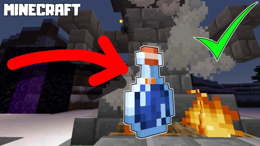 How To Make A Water Bottle In Minecraft