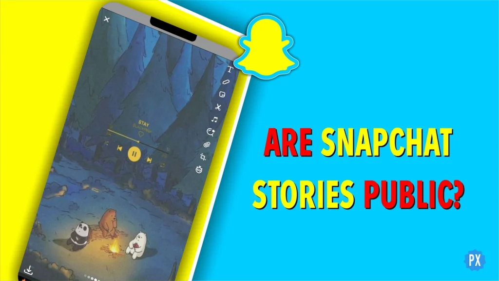 are snapchat stories public