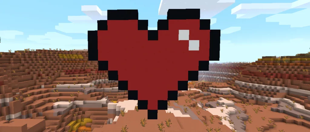 Make Minecraft Valentine Build