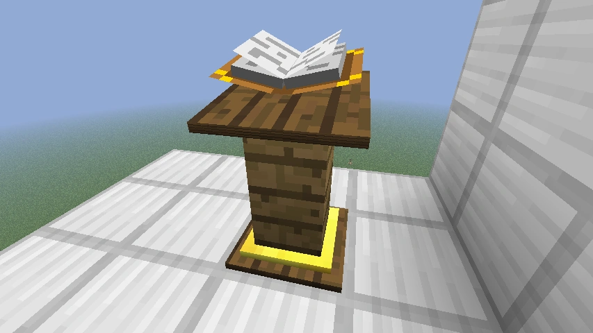 How To Use A Lectern In Minecraft